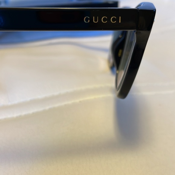 Gucci Rectangular Eyeglasses Glasses Frames GG0184O 001 Black 50mm 0184 - Picture 7 of 11